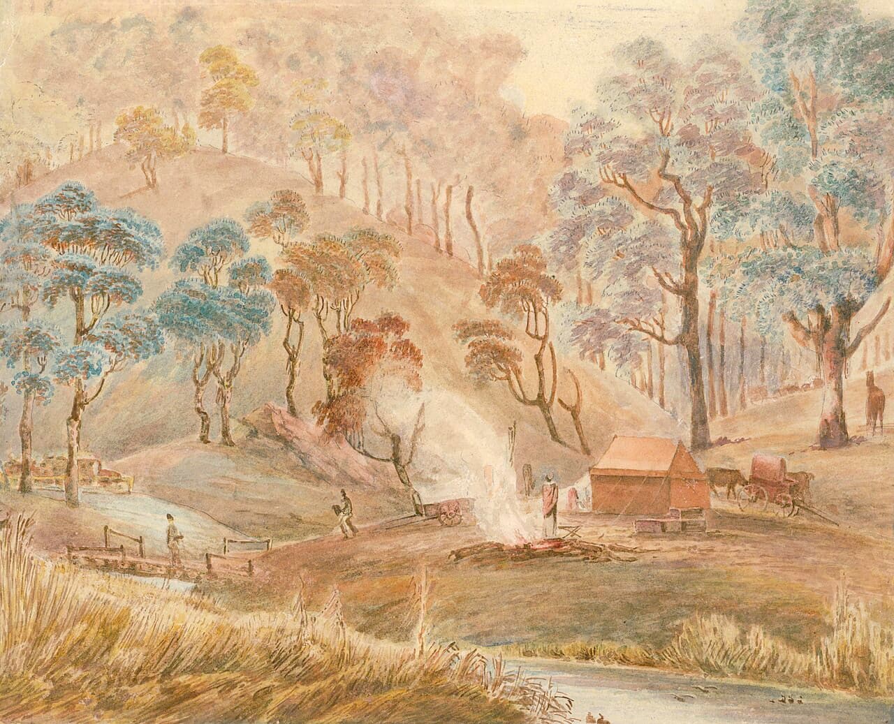Campbells River fossicking district near Burraga, New South Wales