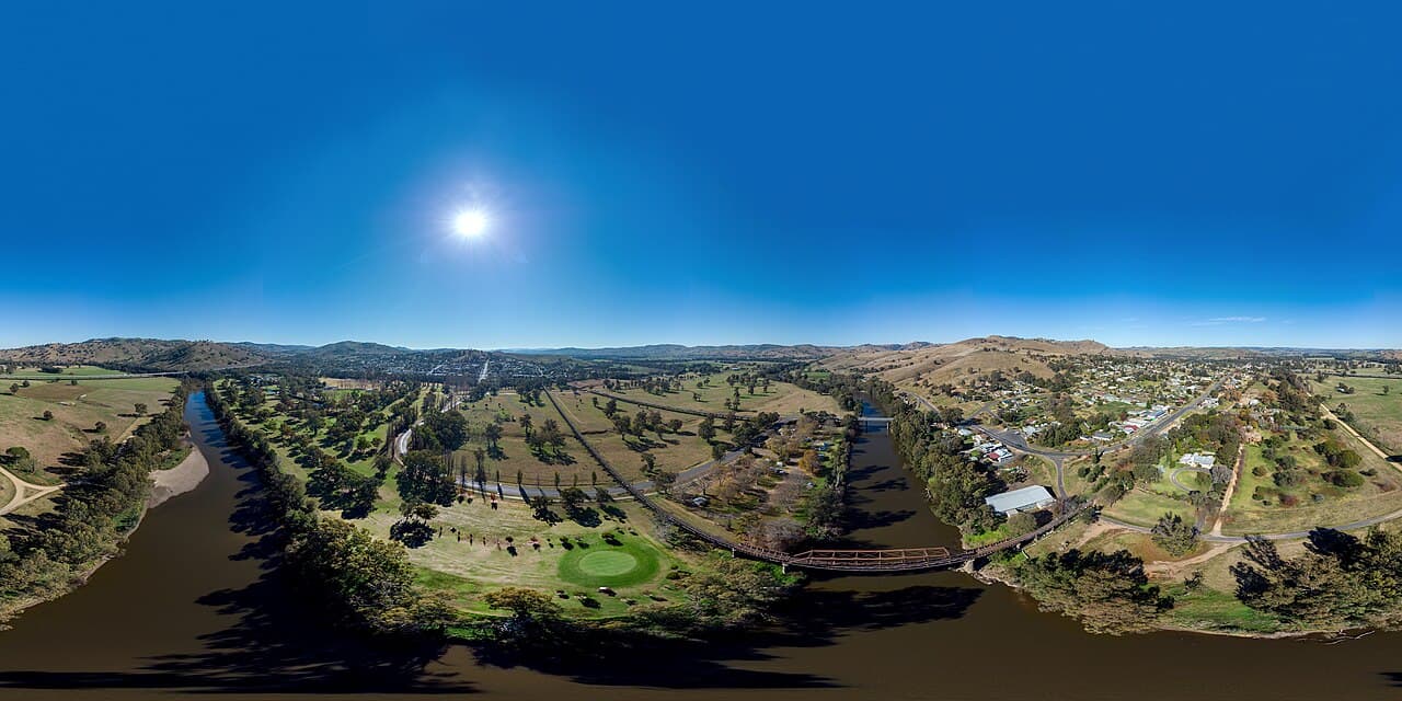 Riverside fossicking district near Gundagai, New South Wales
