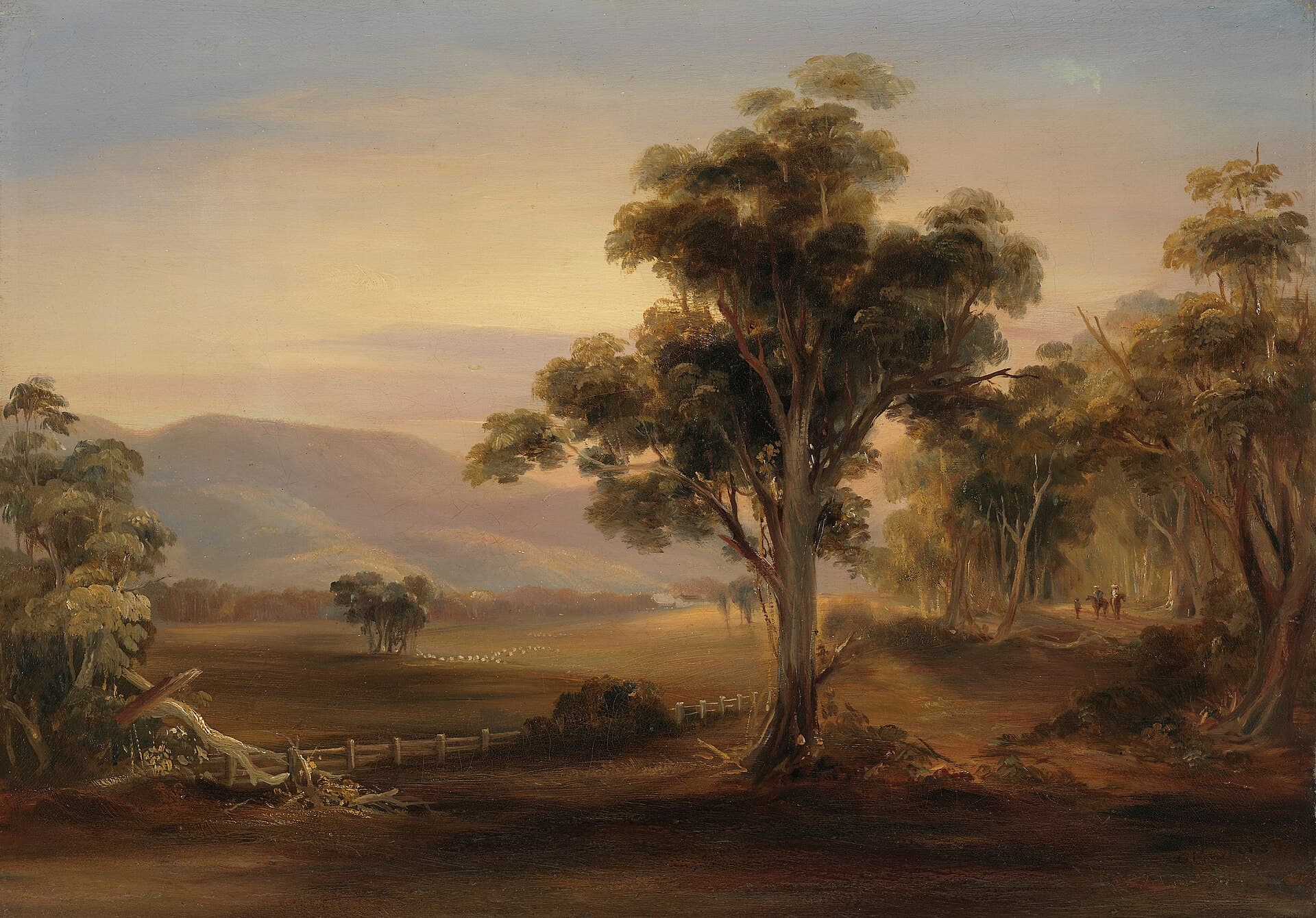 H. Cox's Place Mudgee, 1841, Conrad Martens