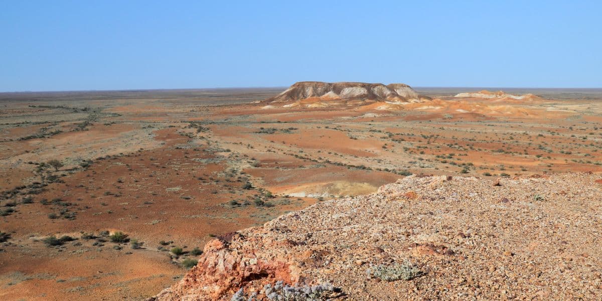 South Australian outback landscape near Coober Pedy