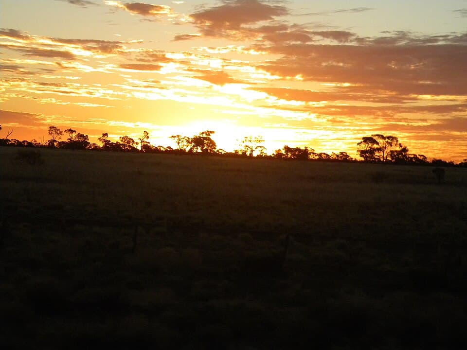 Boulder opal country at Opalton, Western Queensland