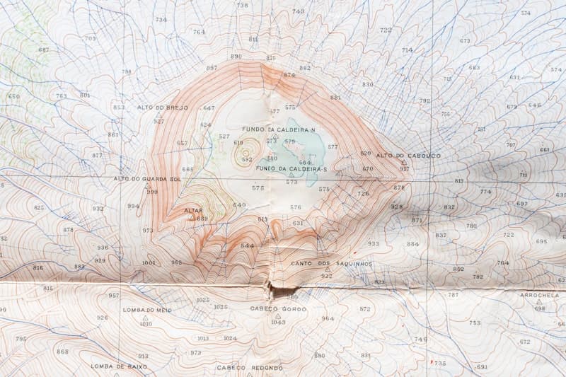Aerial view of Australian terrain